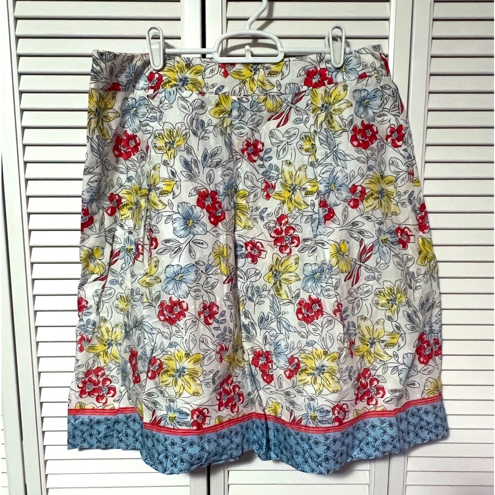 Talbots Floral Skirt